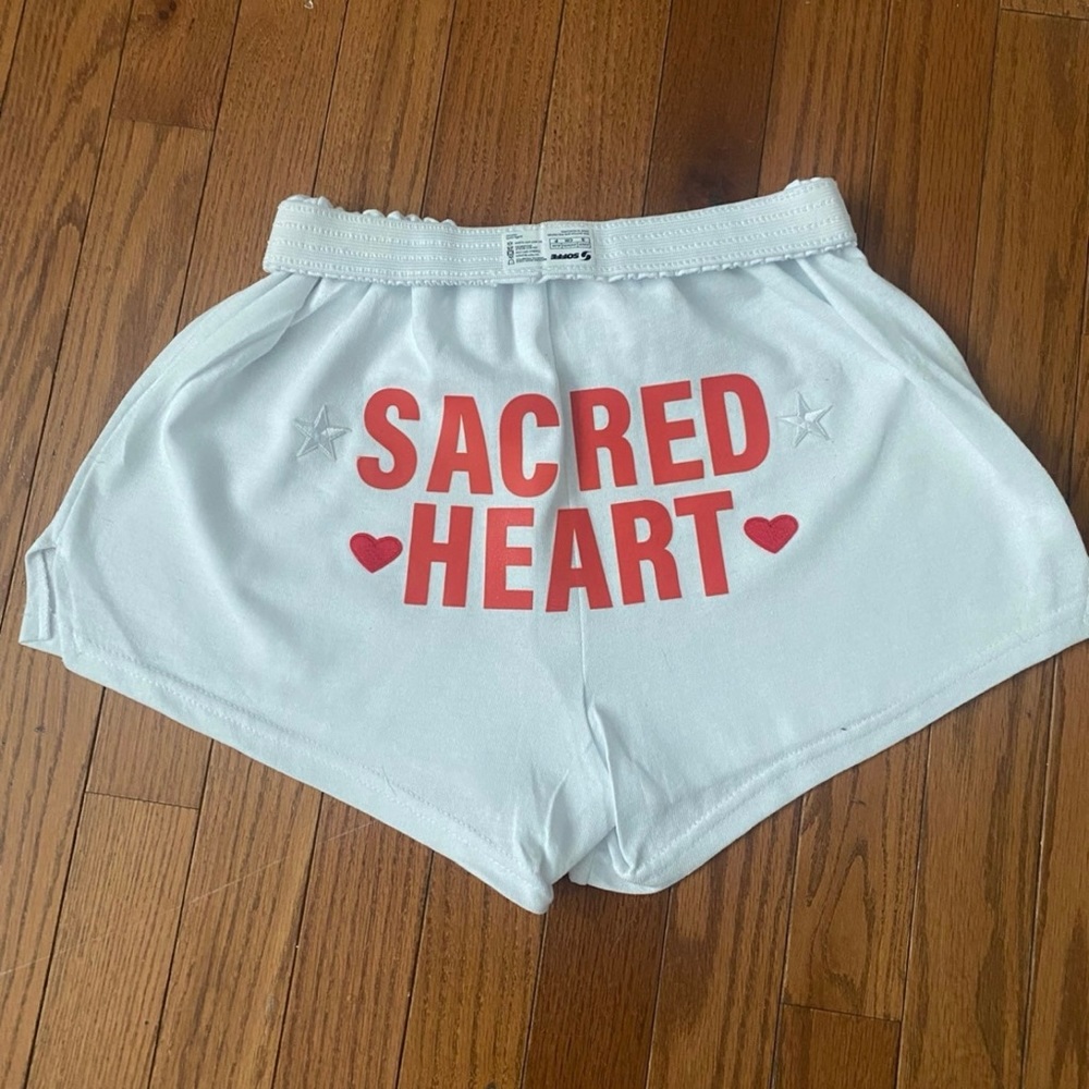 College custom sacred heart shorts